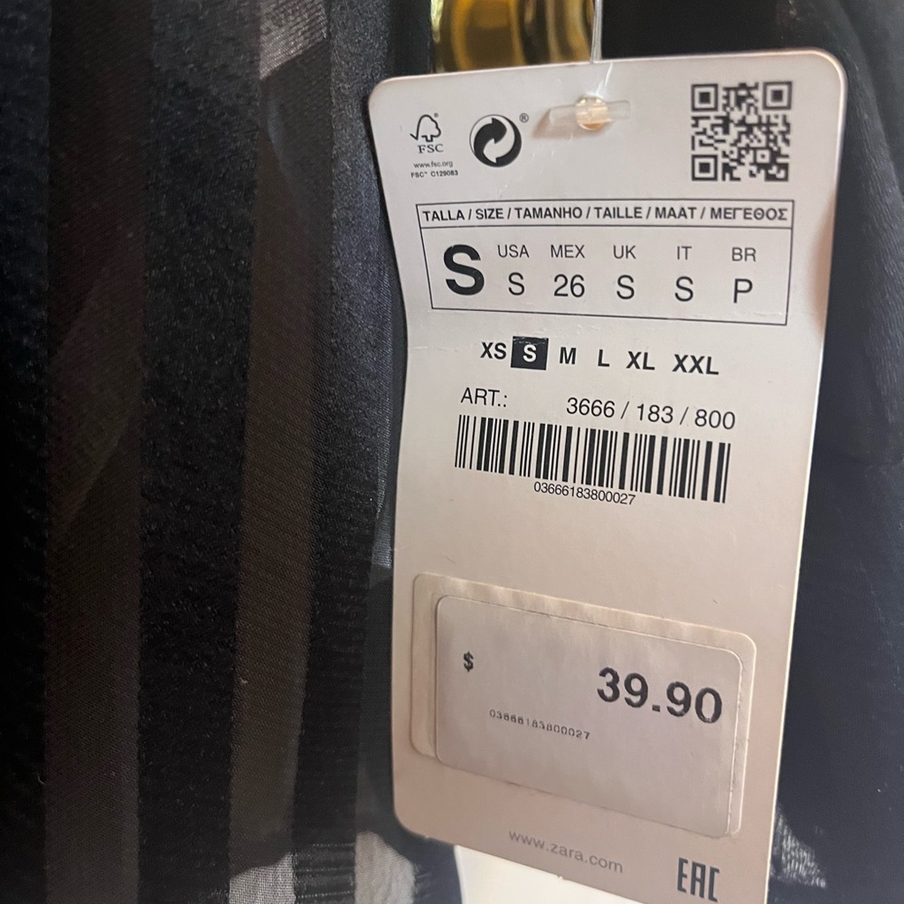 NWT ZARA BLOUSE - Picture 5 of 6